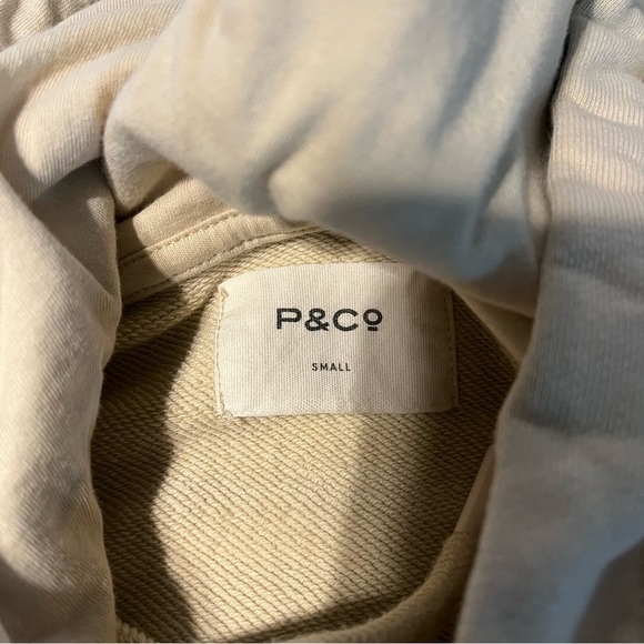 P & Co A Mindset For Purposeful Living Tan/Cream Hoodie Unisex- Small - Picture 4 of 10